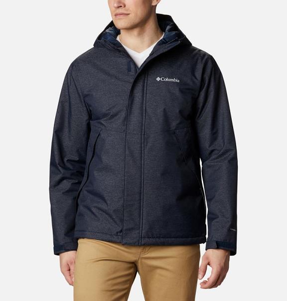 Columbia Ridge Gates Insulated Jacket Navy For Men's NZ49216 New Zealand